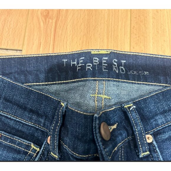 Joe's The Best Friend Cuffed Mid Rise Jeans Blue 24 - Picture 3 of 5